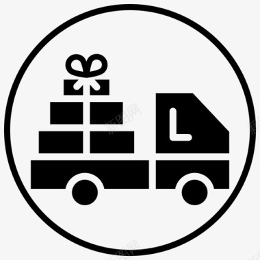 送货车折扣免费送货图标图标
