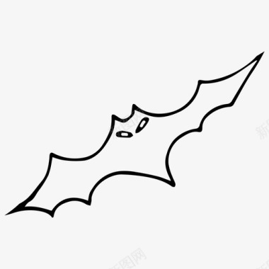 蝙蝠万圣节恐怖图标图标