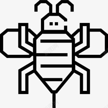 蜜蜂过敏15直系图标图标