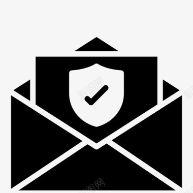 安全邮件邮件保护图标图标