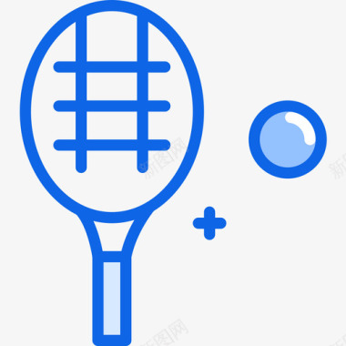 网球户外活动27蓝色图标图标