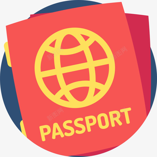 护照旅行应用程序17扁平图标svg_新图网 https://ixintu.com 扁平 护照 旅行应用程序17