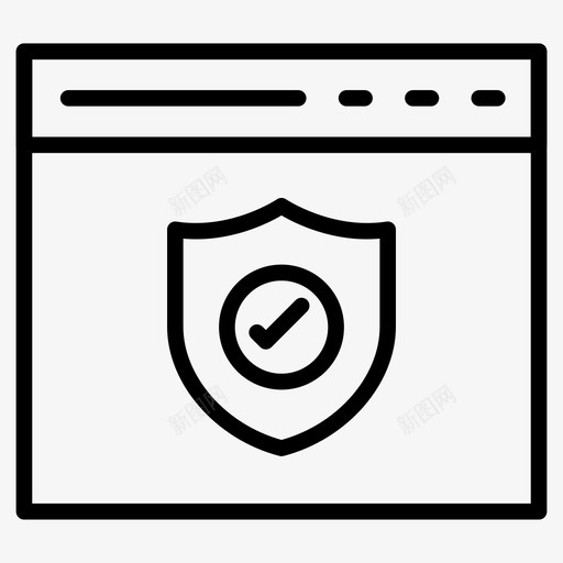 安全浏览器保护屏蔽图标svg_新图网 https://ixintu.com 64像素 互联网 保护 安全 安全线 屏蔽 标志 标志符 浏览器 符号 网页
