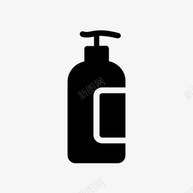 液体瓶子化妆品图标图标