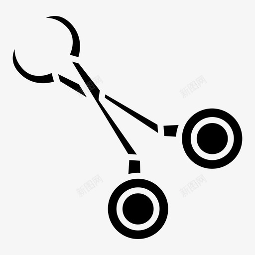 剪刀医疗保健11雕文图标svg_新图网 https://ixintu.com 剪刀 医疗保健 雕文