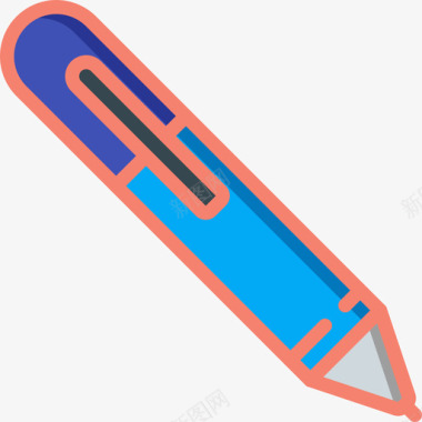 钢笔文具60线颜色图标图标