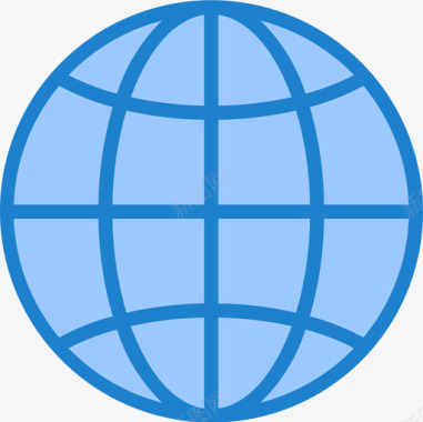 全球网格搜索引擎优化和在线营销19蓝色图标图标