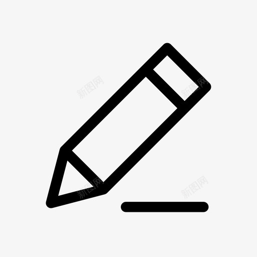 编辑钢笔铅笔图标svg_新图网 https://ixintu.com 写作 商务 编辑 钢笔 铅笔