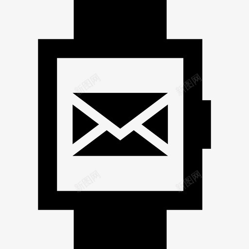 智能手表电子邮件信息图标svg_新图网 https://ixintu.com 信息 手表 智能 电子邮件