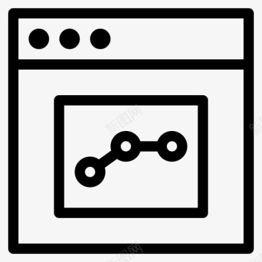 分析通信界面图标图标