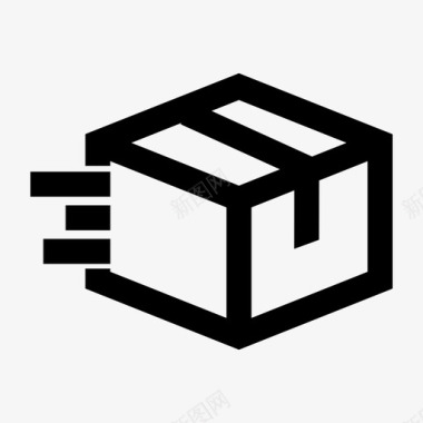送货盒子礼物图标图标