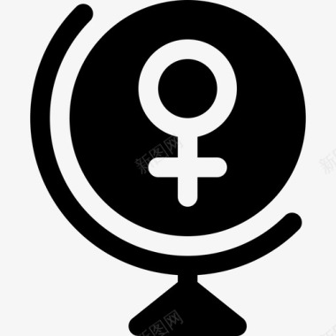 全球女权主义18充满图标图标