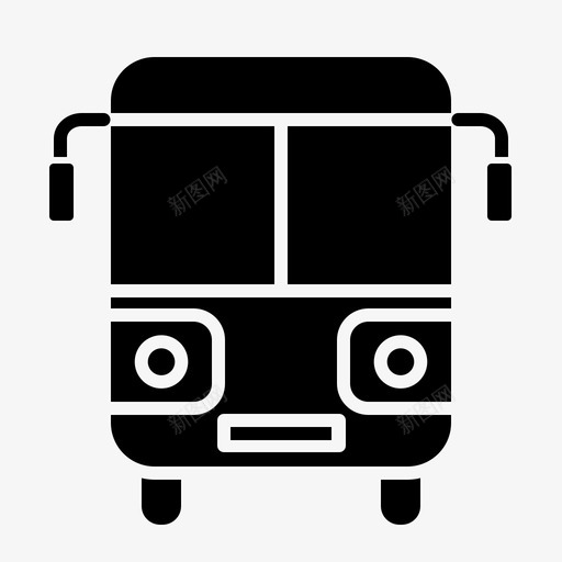 巴士运输131字形图标svg_新图网 https://ixintu.com 字形 巴士 运输