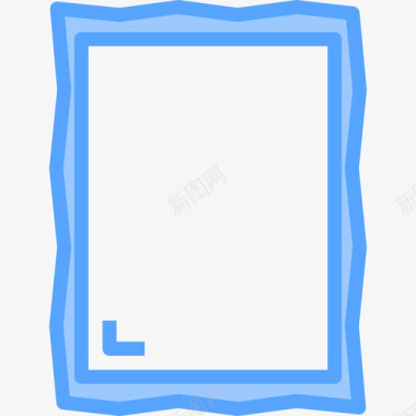 镜子家具101蓝色图标图标
