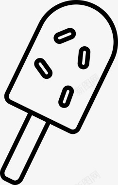 冰棒冰淇淋冰棍图标图标