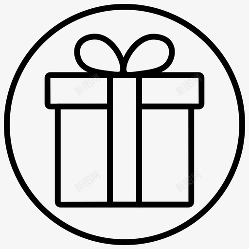 礼品盒优惠礼物图标svg_新图网 https://ixintu.com 丝带 优惠 奖品 电子商务 礼品盒 礼物 购物