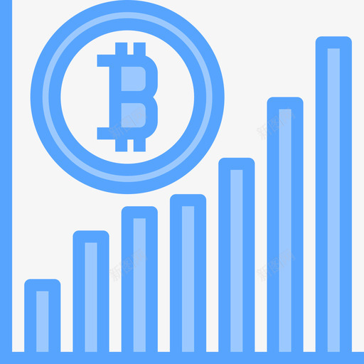比特币比特币82蓝色图标svg_新图网 https://ixintu.com 比特币 比特币82 蓝色