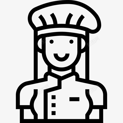 厨师56号餐厅直系图标svg_新图网 https://ixintu.com 56号 厨师 直系 餐厅