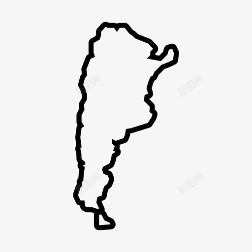 阿根廷地图布宜诺斯艾利斯国家图标svg_新图网 https://ixintu.com 南美洲 国家 布宜诺斯艾利斯 阿根廷地图