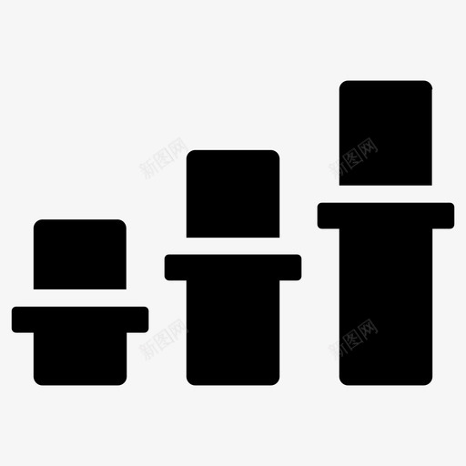 统计条形图数据图标svg_新图网 https://ixintu.com 分析图报告图表统计和数据 图表 数据 条形图 统计 趋势