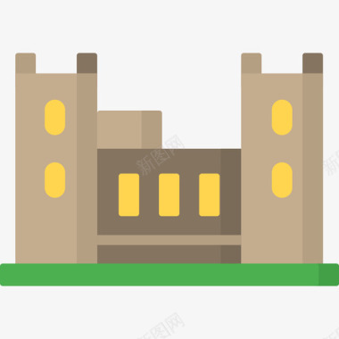 马拉黑德城堡爱尔兰4号公寓图标图标