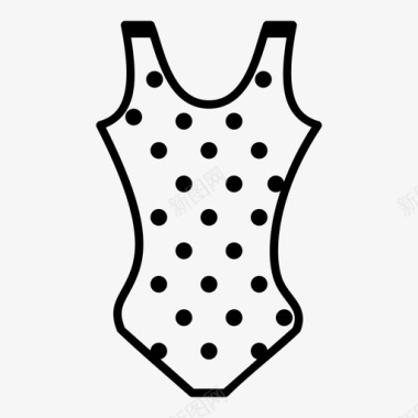 泳衣沙滩衣服图标图标