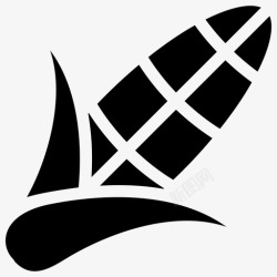 黄玉米玉米玉米芯成熟玉米图标高清图片