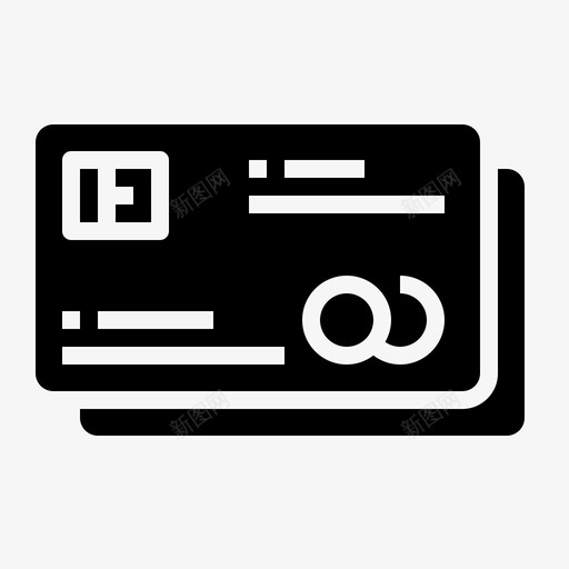 信用卡企业管理53填充图标svg_新图网 https://ixintu.com 企业管理 信用卡 填充