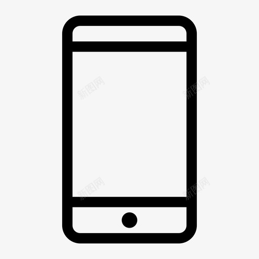 手机设备智能手机图标svg_新图网 https://ixintu.com 手机 智能手机 用户体验 设备