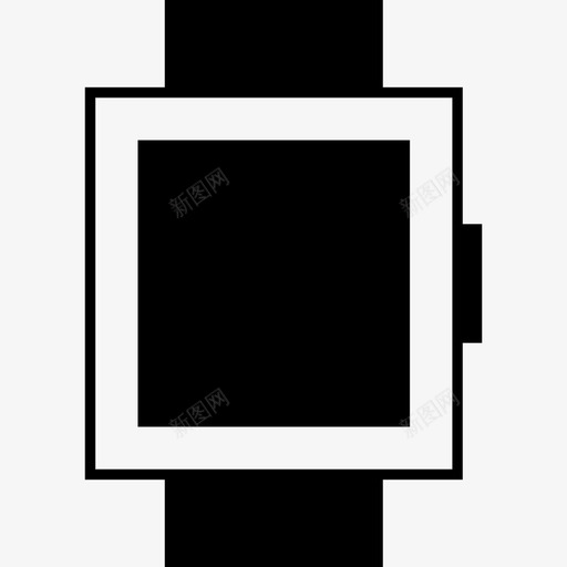 智能手表时钟小时图标svg_新图网 https://ixintu.com 字形 小时 手表 时钟 时间 智能