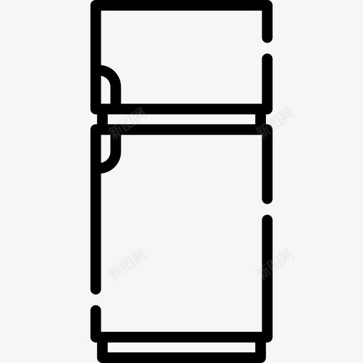 冰箱电子57线性图标svg_新图网 https://ixintu.com 冰箱 电子 线性