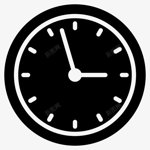 时钟截止日期时间表图标svg_新图网 https://ixintu.com 64像素 业务 字形 截止 截止日 手表 日期 时钟 时间 时间表