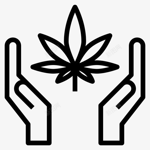 大麻支持慈善机构大麻图标svg_新图网 https://ixintu.com 医学 大麻 大麻支持 大麻药物概述 慈善机构