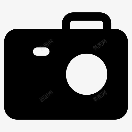 相机基本图像图标svg_新图网 https://ixintu.com 图像 基本 字形 摄影 照片 用户界面 相机