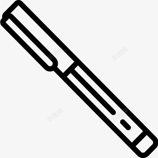 钢笔文具56直线型图标svg_新图网 https://ixintu.com 文具56 直线型 钢笔