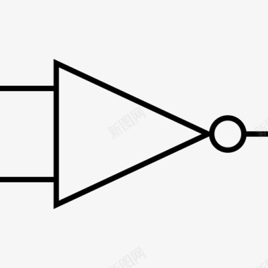 逆变器电路转换器图标图标