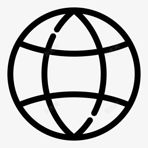 行星地球全球图标svg_新图网 https://ixintu.com 世界 全球 地图 地球 行星 通讯