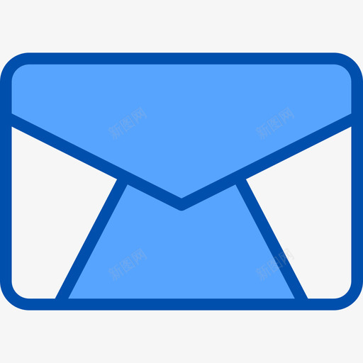 邮件网站和电子邮件4蓝色图标svg_新图网 https://ixintu.com 电子邮件 网站 蓝色 邮件
