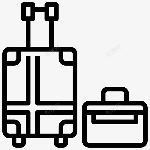 行李机场78直达图标svg_新图网 https://ixintu.com 机场78 直达 行李
