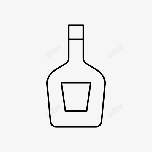 一瓶威士忌酒精酒吧图标svg_新图网 https://ixintu.com 一瓶威士忌 聚会 酒吧 酒精 饮料