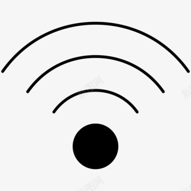 互联网免费wifi无线图标图标
