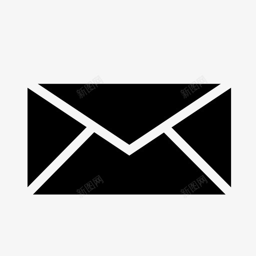 留言电子邮件信封图标svg_新图网 https://ixintu.com 信件 信封 电子邮件 留言
