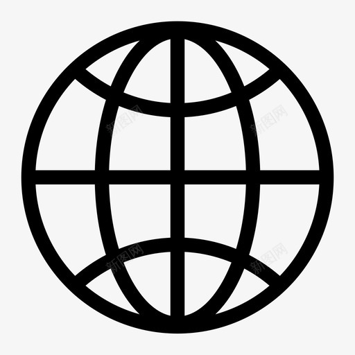 全局浏览器eart图标svg_新图网 https://ixintu.com eart globe internet 全局 浏览器 管理用户界面介质