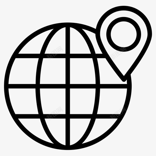地点地球全球图标svg_新图网 https://ixintu.com 64px 世界 全球 地图 地点 地球 数字 标志 标志符 符号 营销