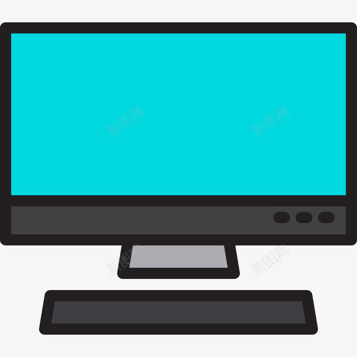 电脑生活方式4线性颜色图标svg_新图网 https://ixintu.com 生活方式 电脑 线性 颜色