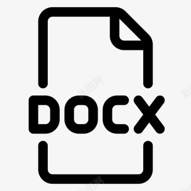 docx文件格式图标图标