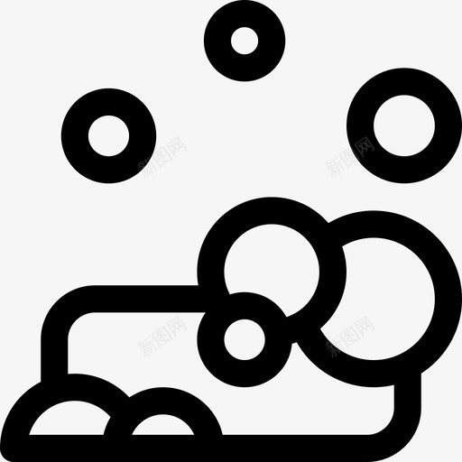 肥皂干净卫生图标svg_新图网 https://ixintu.com 卫生 实用2 干净 洗涤 纯净 肥皂