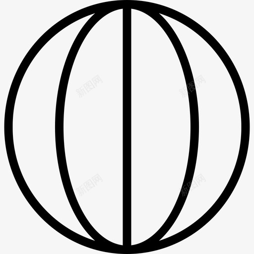 沙滩球驱动直线型图标svg_新图网 https://ixintu.com 沙滩球 直线型 驱动