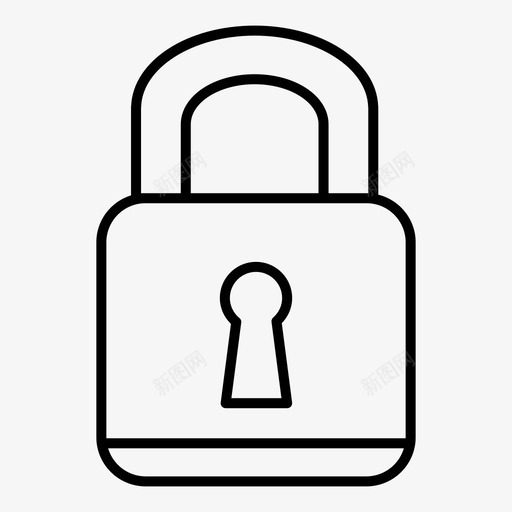 锁关私人图标svg_新图网 https://ixintu.com 保护 私人