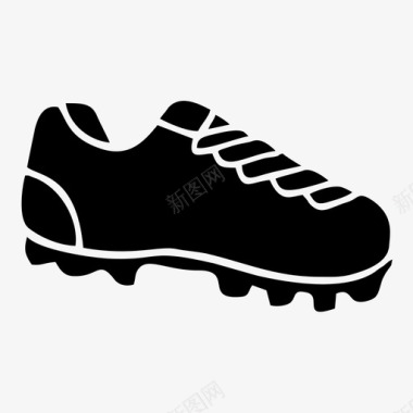 鞋足球物品图标图标